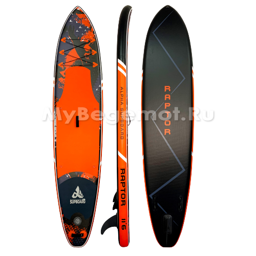 ДОСКА ДЛЯ SUP-СЕРФИНГА 353x76x15 RAPTOR 11`6 SPORT TRAVEL SERIES