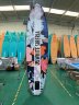Сап борд для серфинга White Siberia (серый с фиолетовым)
