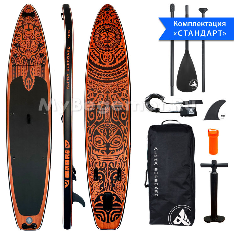 ДОСКА ДЛЯ SUP-СЕРФИНГА 384x81x15  MAORI 12`6 TOURING SERIES (Стандарт)