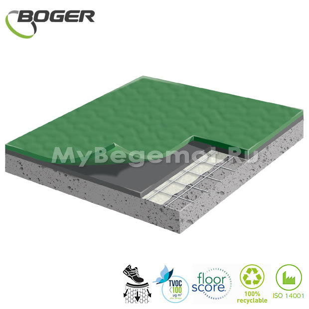 Спортивный линолеум Boger  Multipurpose Flooring BG-52110 8.5 мм