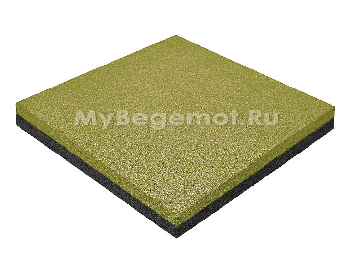 Резиновая плитка M-KORT STANDART, 500x500х45 мм, песочная