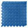 Модульное грязезащитное ПВХ покрытие OPTIMA DUOS 250x250x9мм, синее.