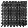 Модульное грязезащитное ПВХ покрытие OPTIMA DUOS 250x250x9мм, черное.