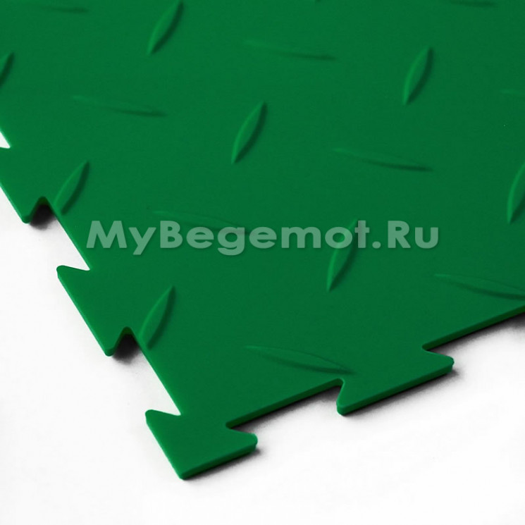 Модульное напольное ПВХ покрытие SENSOR RICE 5 мм, RAL 6029, зеленый.