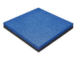 Резиновая плитка M-KORT STANDART, 500x500х60 мм, синяя
