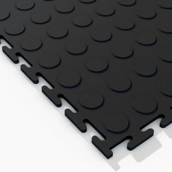 Модульное напольное ПВХ покрытие M-TILE HARD STUDDED, 7 мм