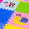 Набор мягких плиток коврик-пазл Funkids™ "Насекомые-10"