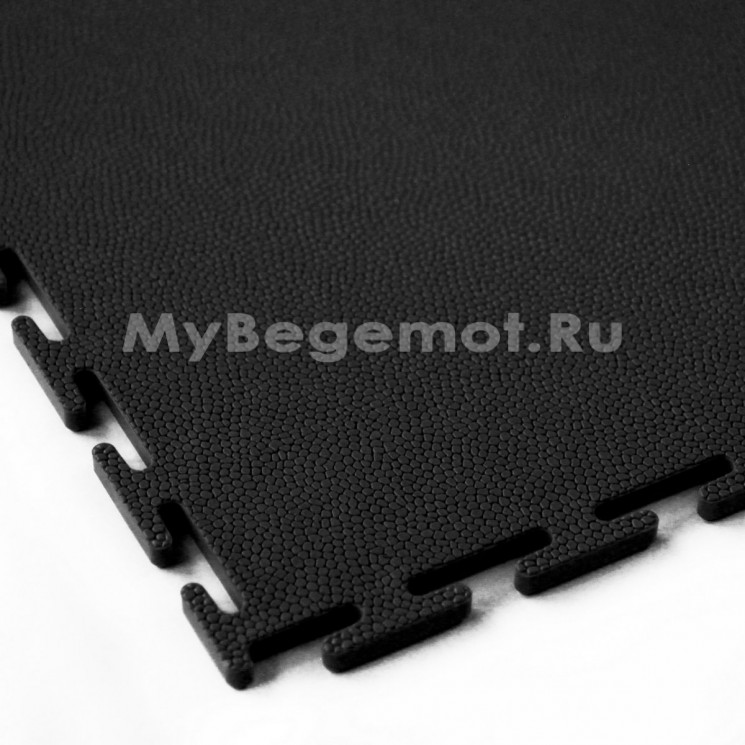 Модульное напольное ПВХ покрытие SENSOR BIT 7 мм, RAL 9005, черный.