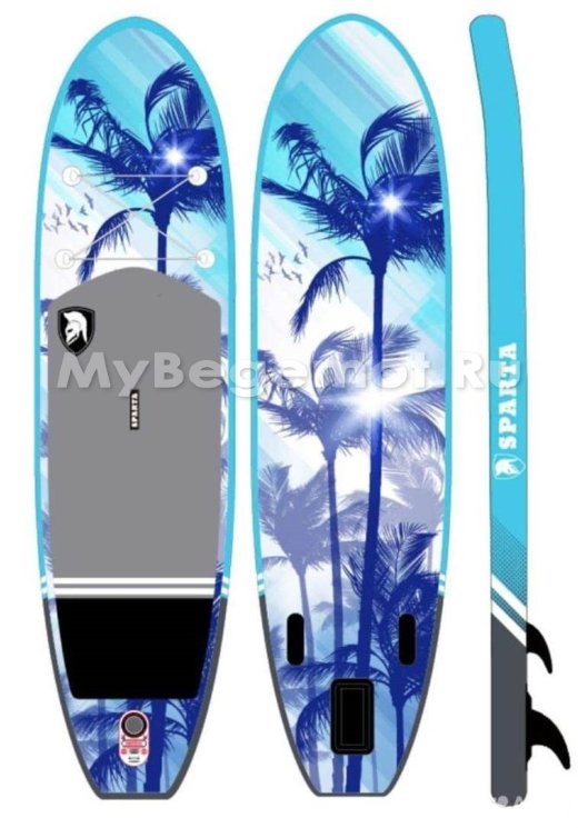 Cапборд надувной SPARTA Blue Palm 10'5  320х82х15