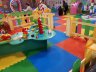 Мягкий пол в детскую комнату, коврики-пазлы из ЭВА 50х50x1 см, зеленый